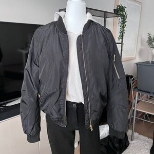 Black Bomber Jacket